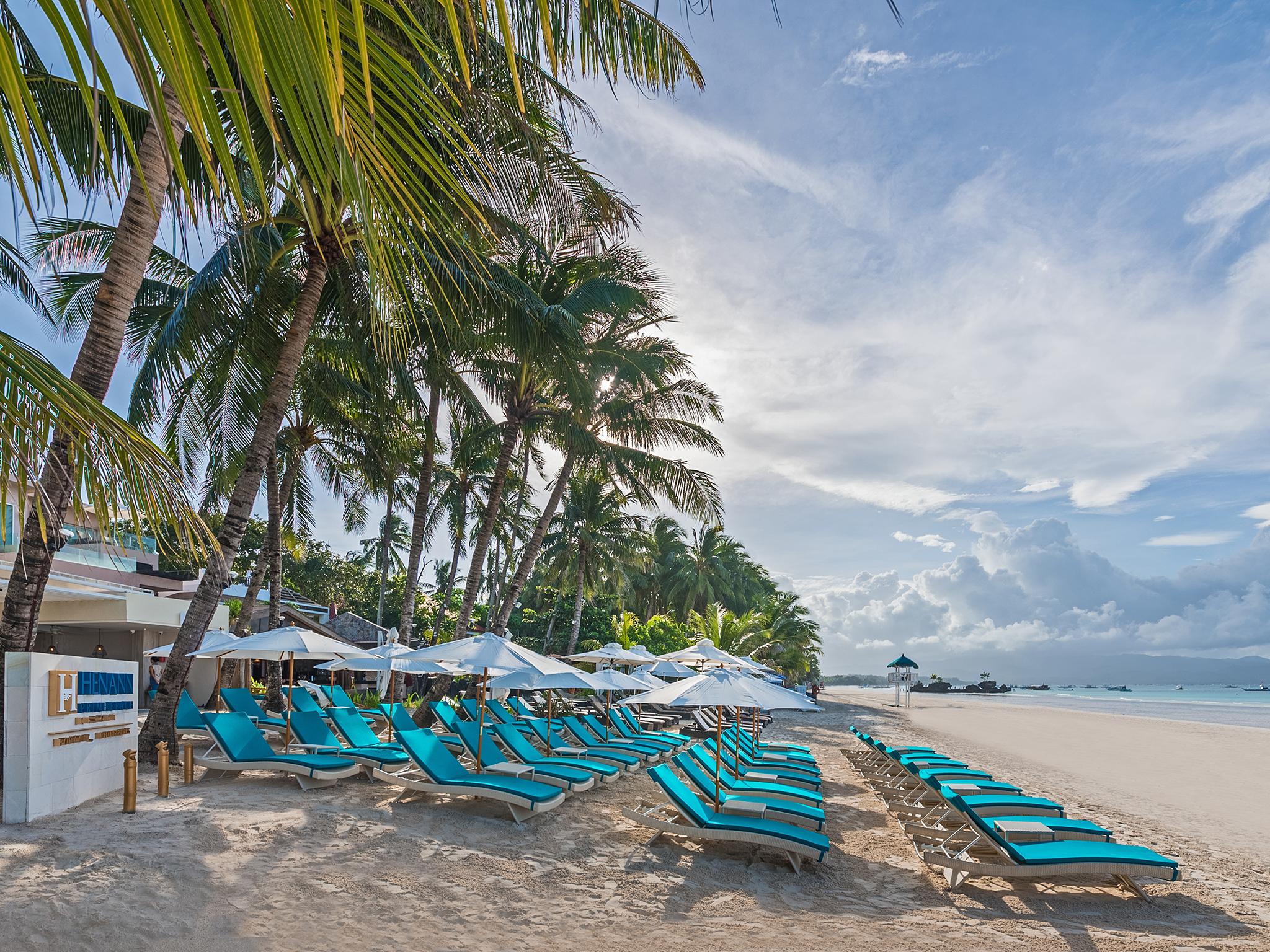 Henann Prime Beach Resort Balabag  Εξωτερικό φωτογραφία Beach at the Shangri-La Resort
