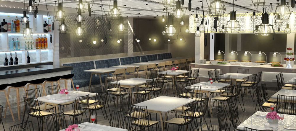 Henann Prime Beach Resort Balabag  Εξωτερικό φωτογραφία Interior of the restaurant